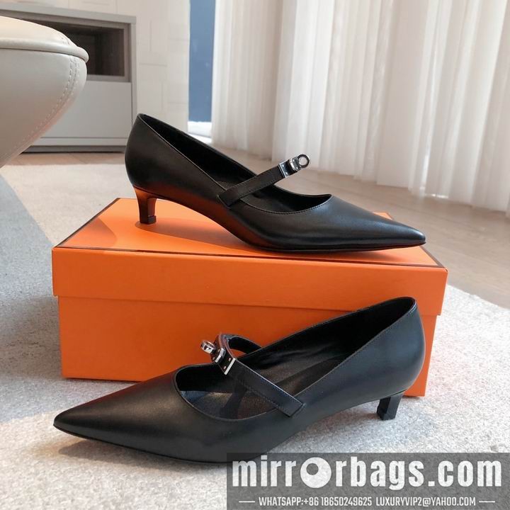 Replica Hermes Shoes Hermes sz35-42 4.5cm mnh0207