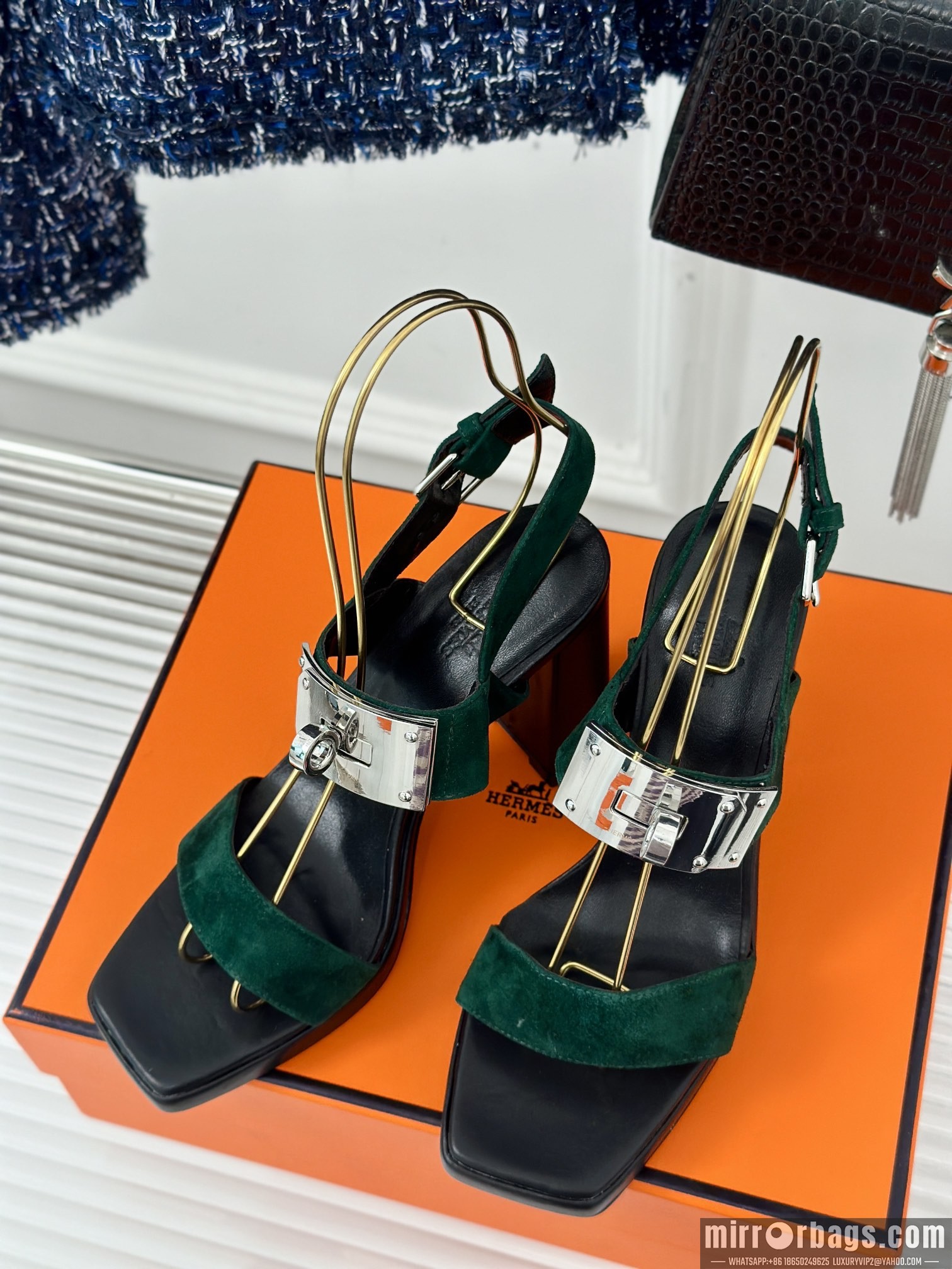 Replica Hermes Shoes Hermes sz35-42 9.5cm h0706