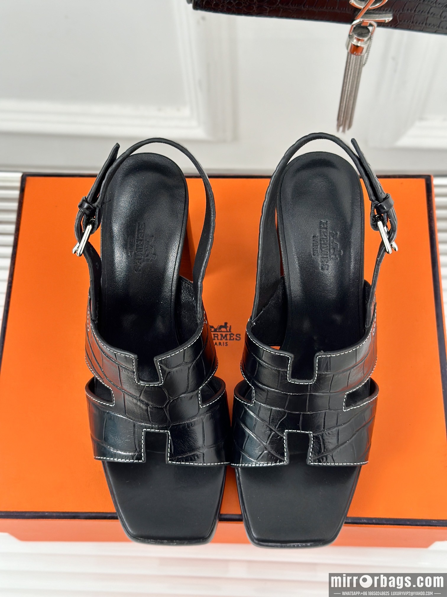 Replica Hermes Shoes Hermes sz35-42 9.5cm h0703