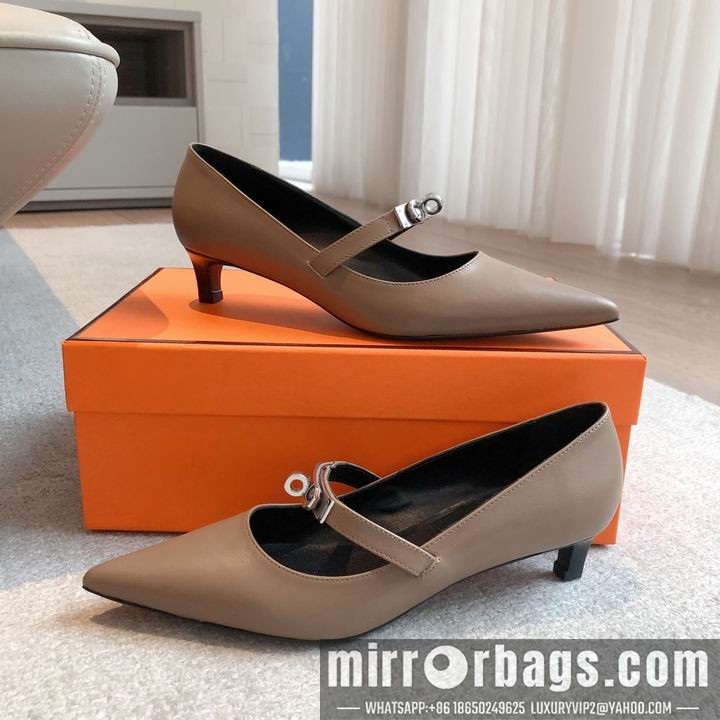 Replica Hermes Shoes Hermes sz35-42 4.5cm mnh0207