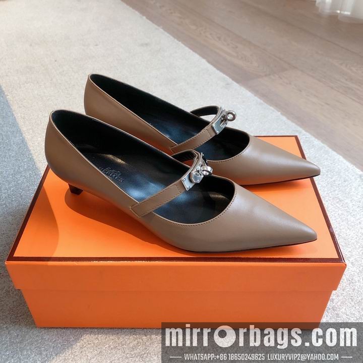 Replica Hermes Shoes Hermes sz35-42 4.5cm mnh0207