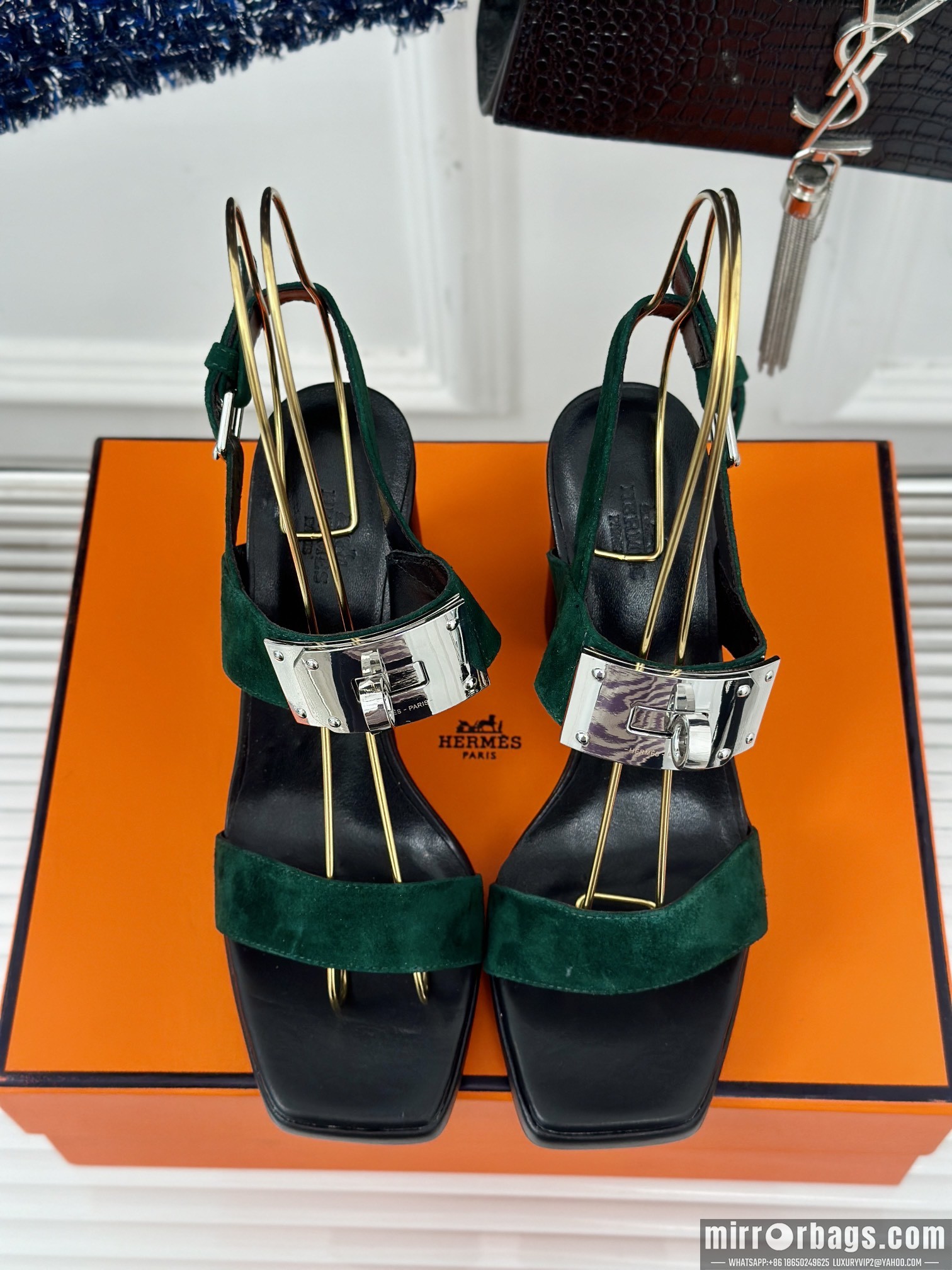 Replica Hermes Shoes Hermes sz35-42 9.5cm h0706