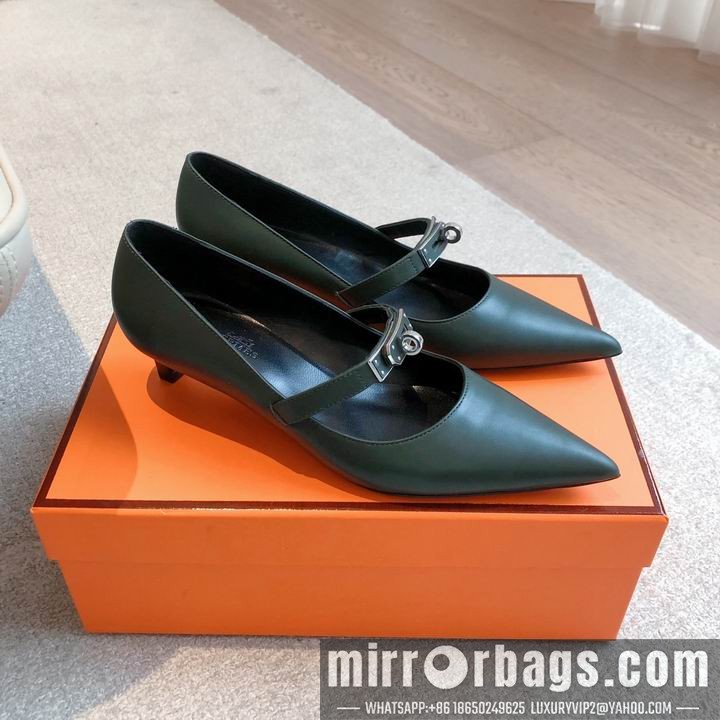 Replica Hermes Shoes Hermes sz35-42 4.5cm mnh0207