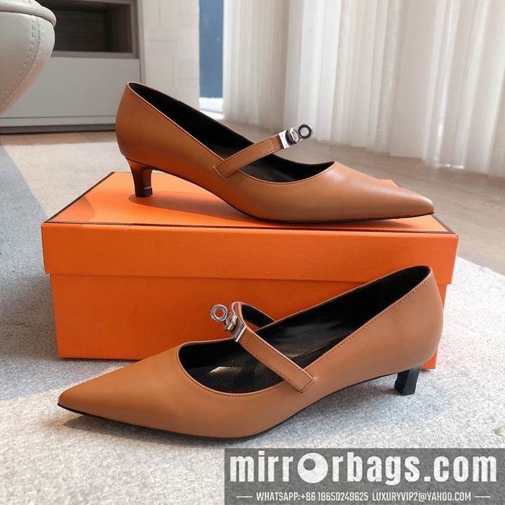 Replica Hermes Shoes Hermes sz35-42 4.5cm mnh0207