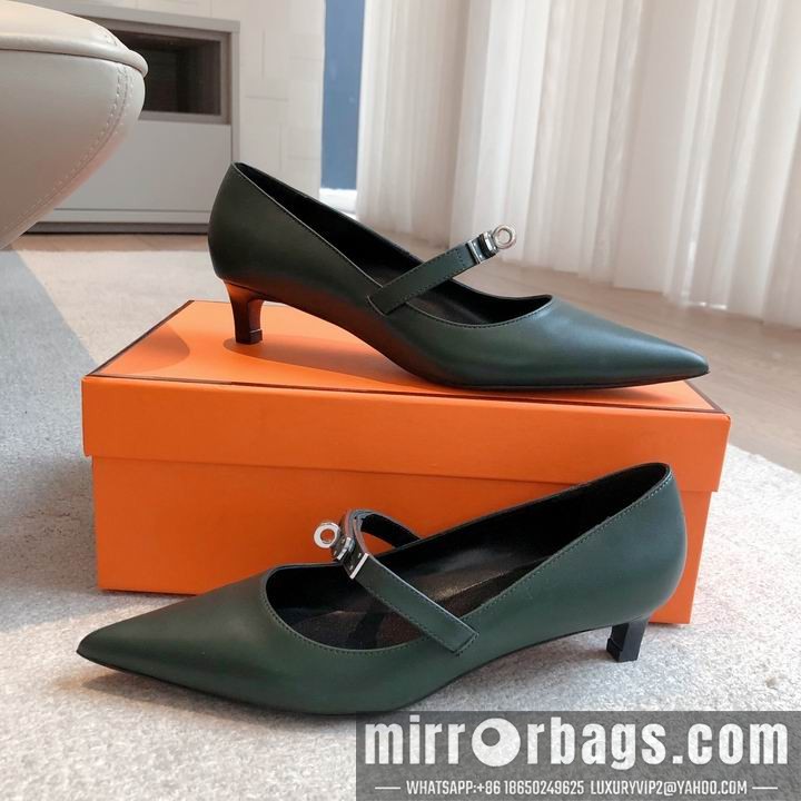 Replica Hermes Shoes Hermes sz35-42 4.5cm mnh0207