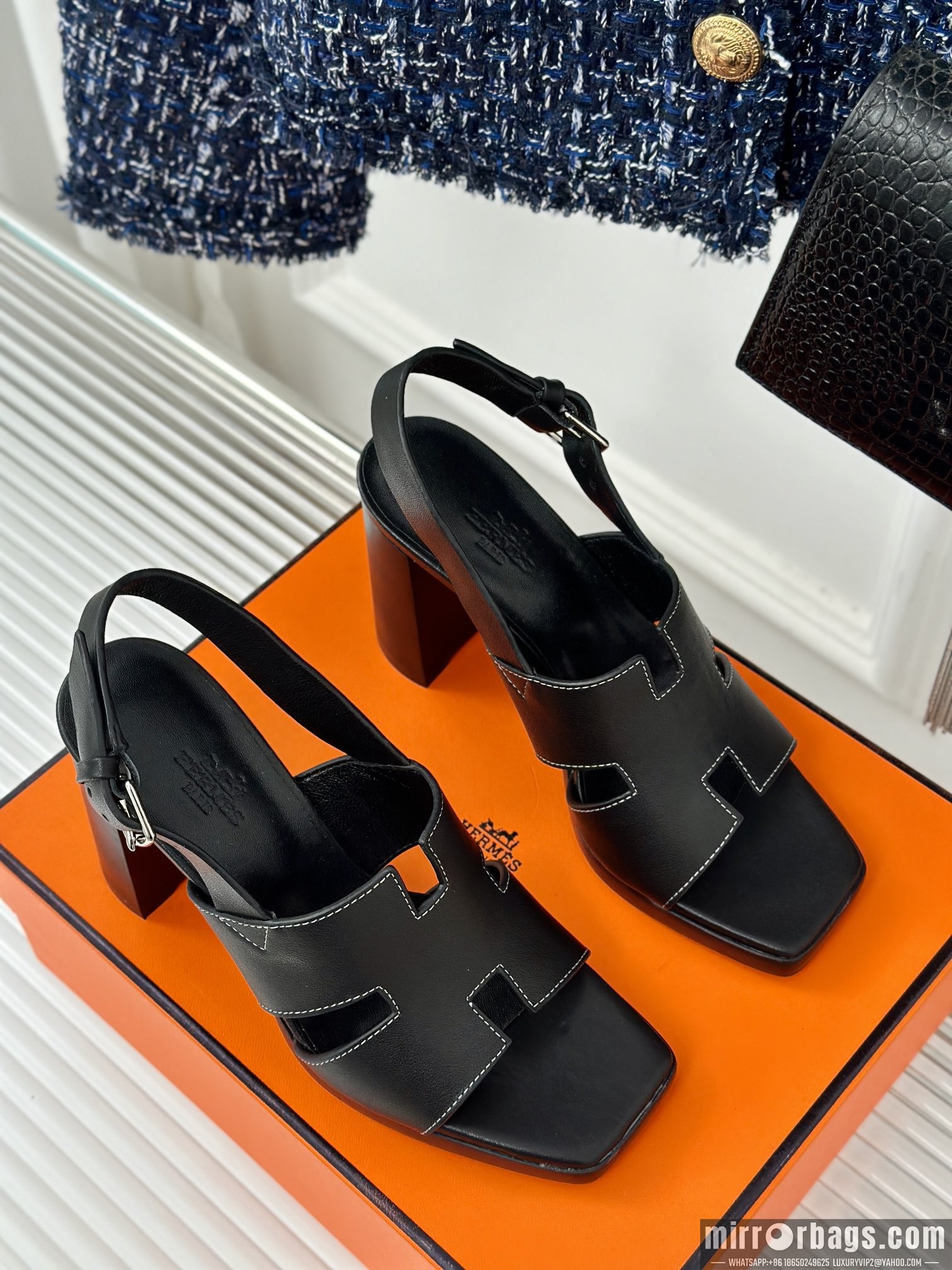 Replica Hermes Shoes Hermes sz35-42 9.5cm h0701