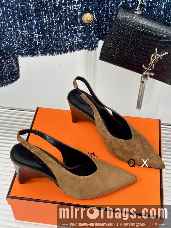 Replica Hermes Shoes Hermes sz35-40 7.5CM JX0203