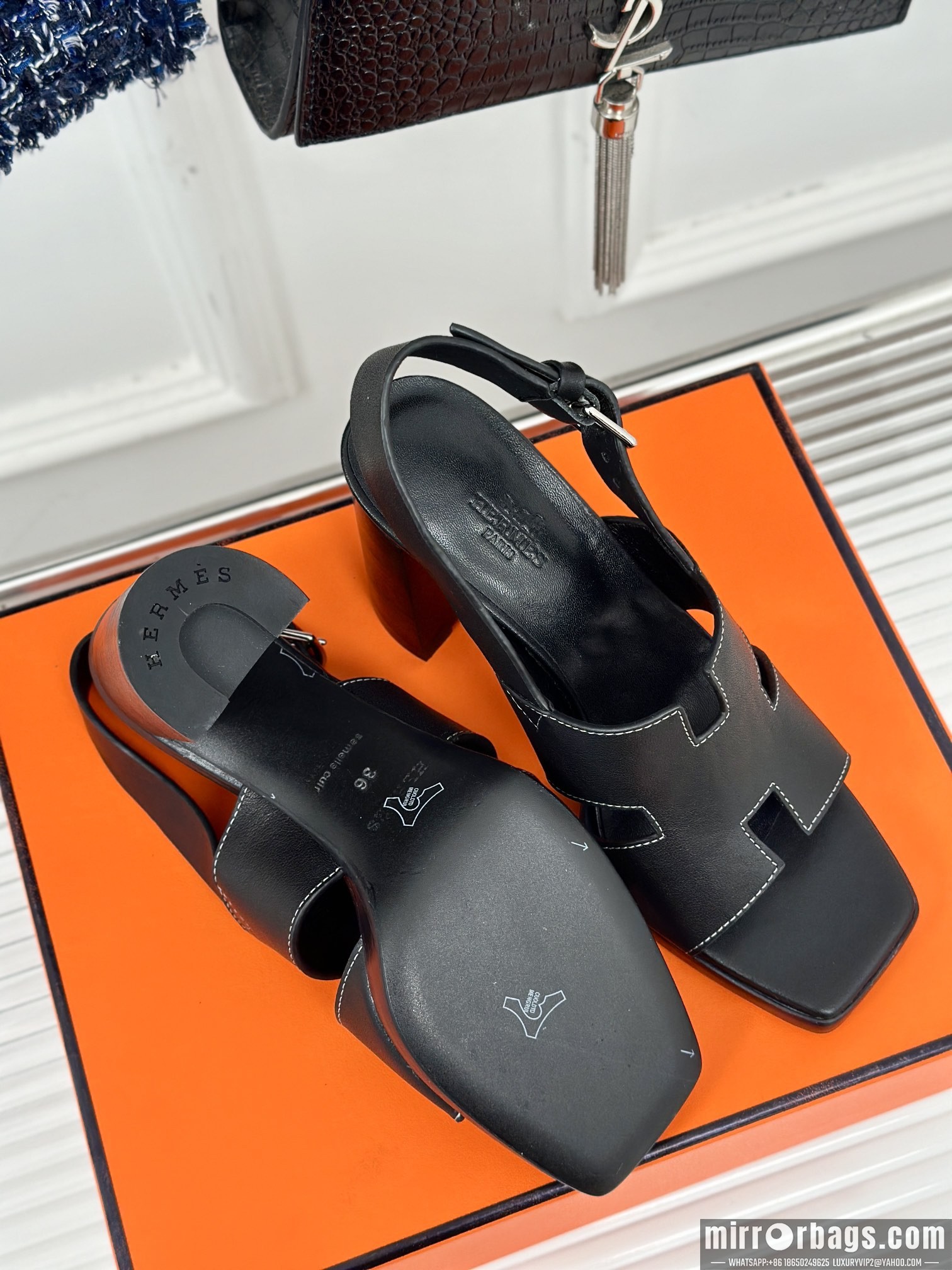 Replica Hermes Shoes Hermes sz35-42 9.5cm h0701