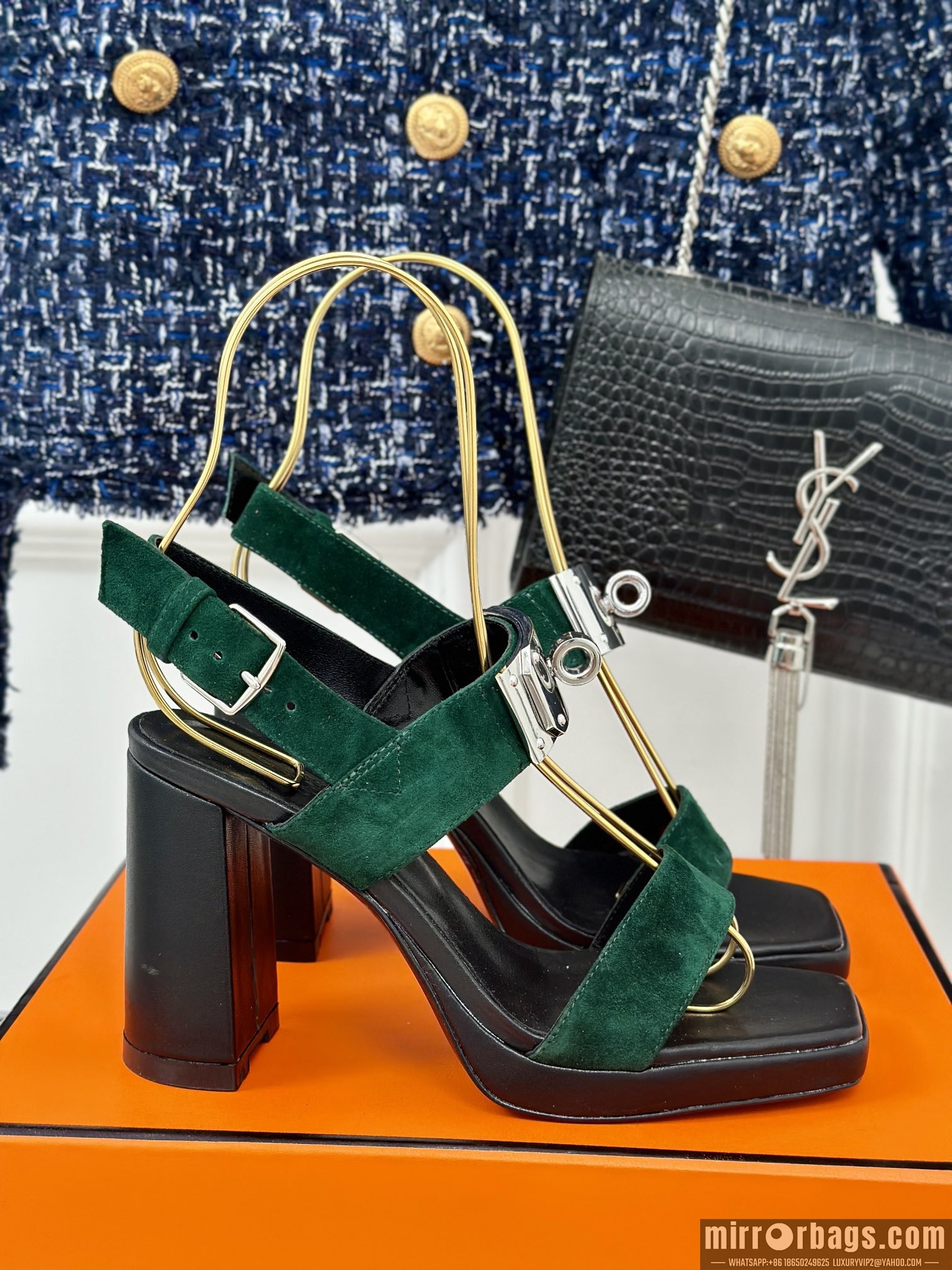 Replica Hermes Shoes Hermes sz35-42 9.5cm h0706