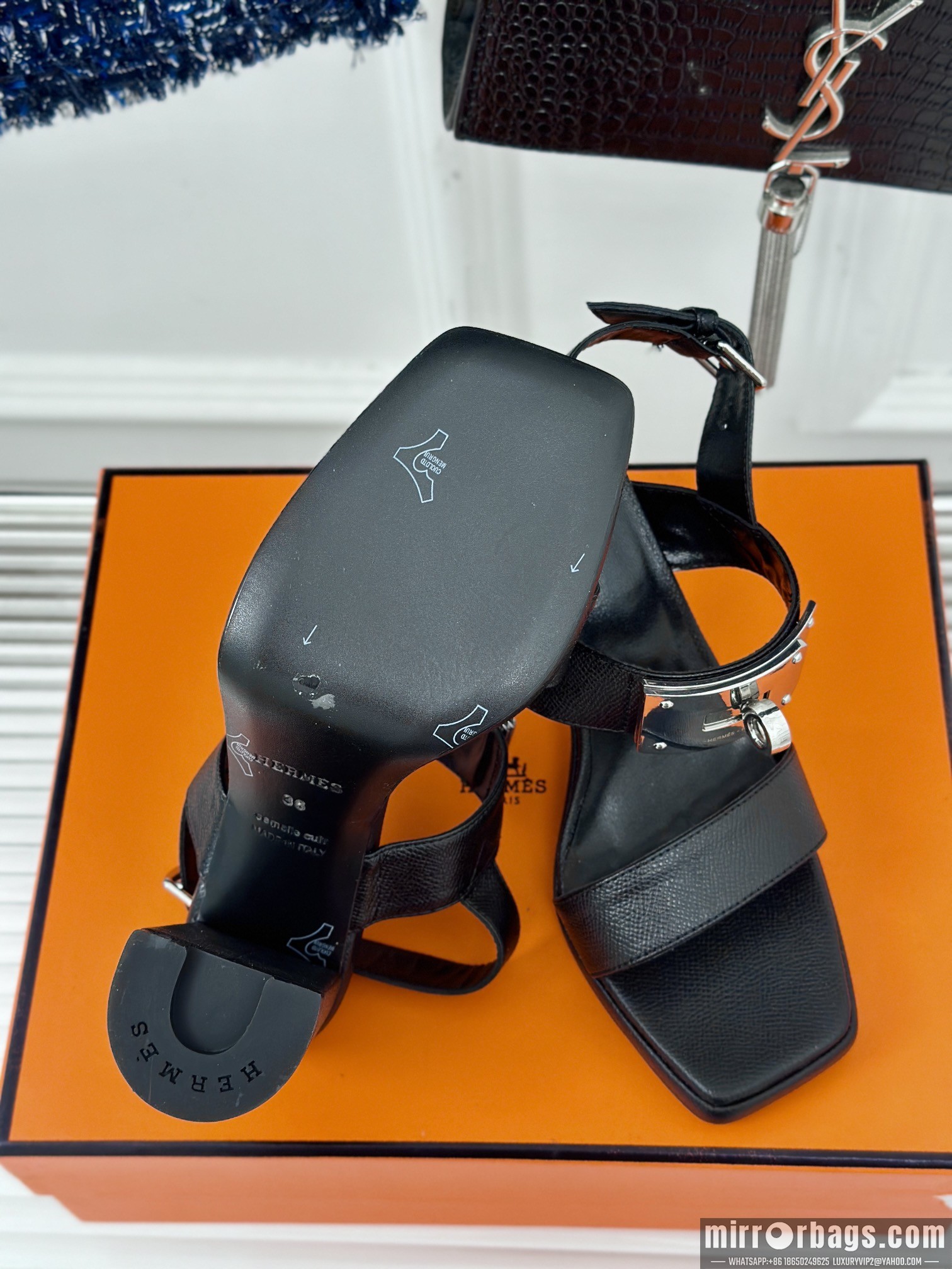 Replica Hermes Shoes Hermes sz35-42 9.5cm h0704