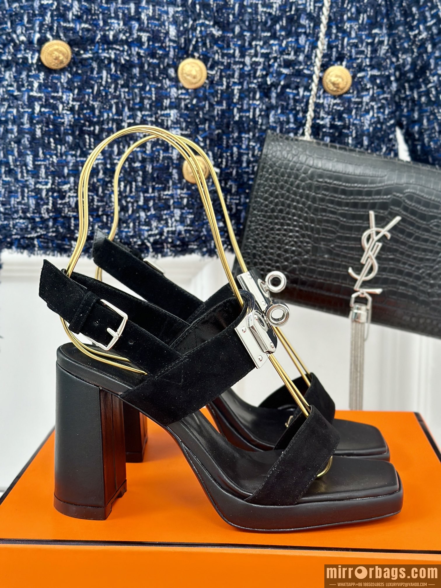 Replica Hermes Shoes Hermes sz35-42 9.5cm h0706