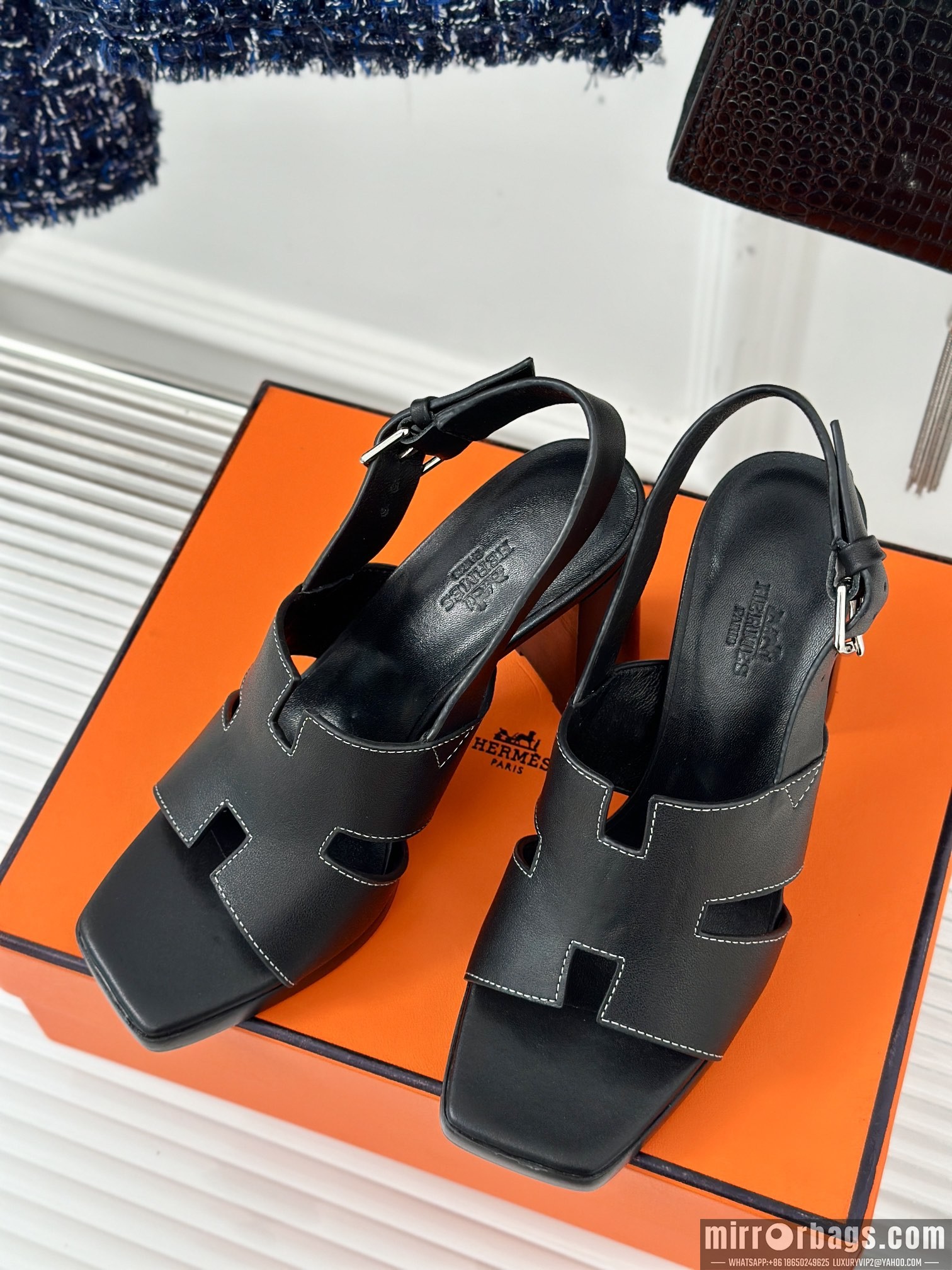 Replica Hermes Shoes Hermes sz35-42 9.5cm h0701