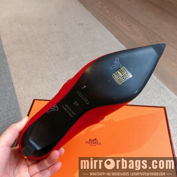 Replica Hermes Shoes Hermes sz35-42 4.5cm mnh0207