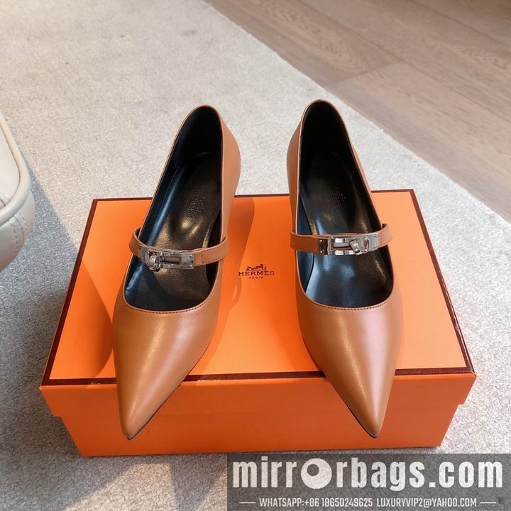 Replica Hermes Shoes Hermes sz35-42 4.5cm mnh0207