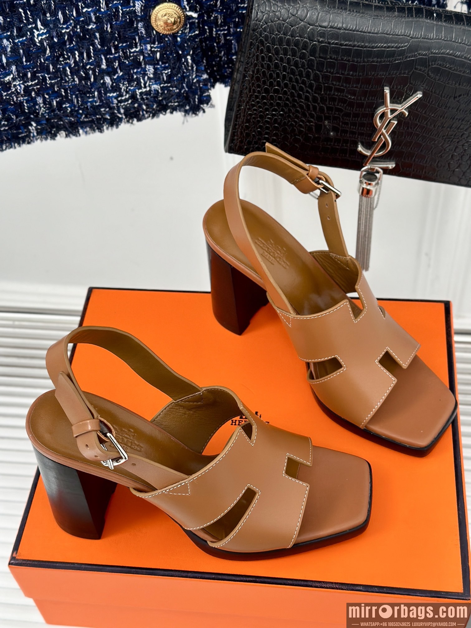 Replica Hermes Shoes Hermes sz35-42 9.5cm h0701