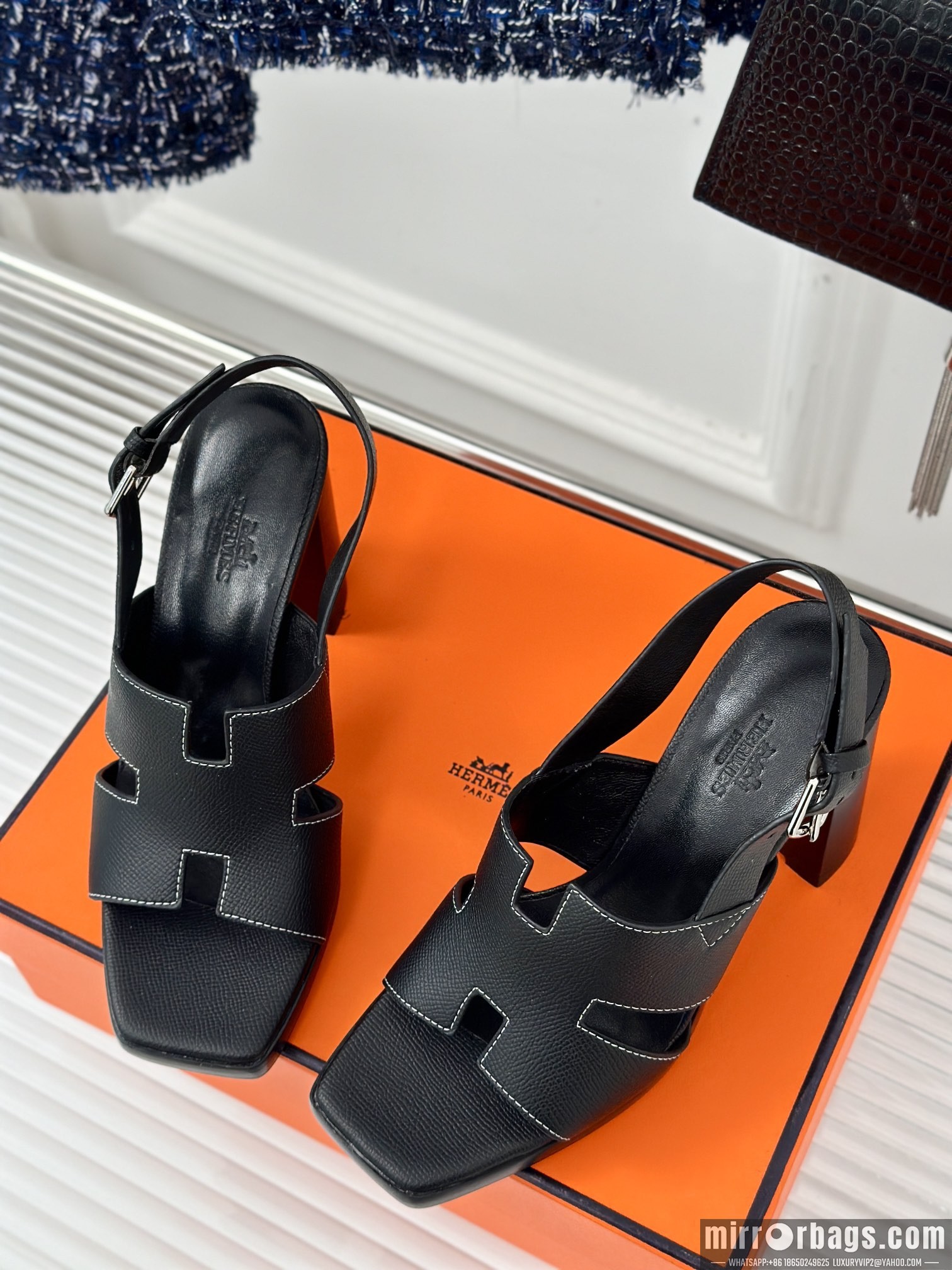 Replica Hermes Shoes Hermes sz35-42 9.5cm h0702