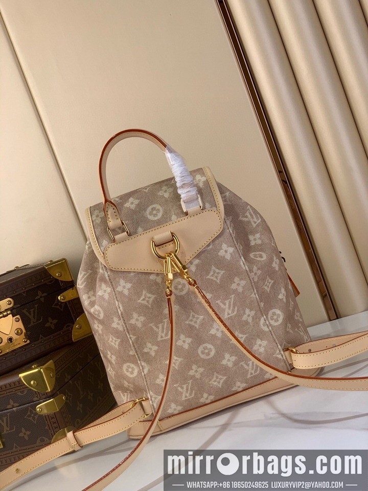 Replica LV Bags Montsouris m15135 30x18x28cm gf