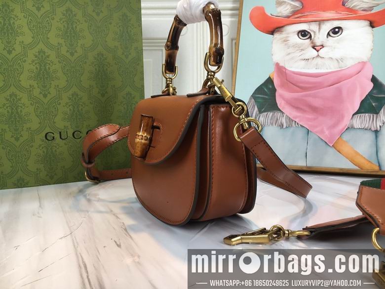 1:1 Replica Gucci Bags Bamboo 686864 17X12X7.5cm DF 2colour