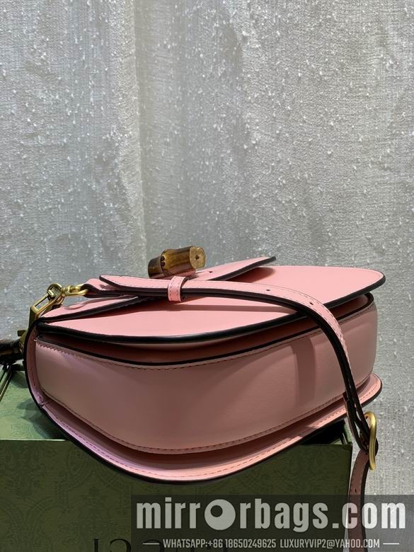 1:1 Replica Gucci Bags WD675797粉皮 21X15X7