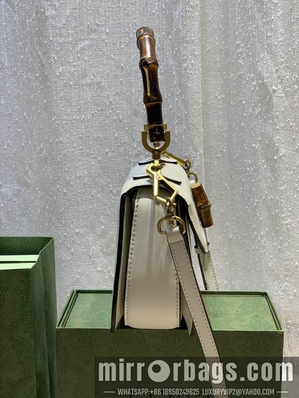1:1 Replica Gucci Bags WD675797白皮 21X15X7
