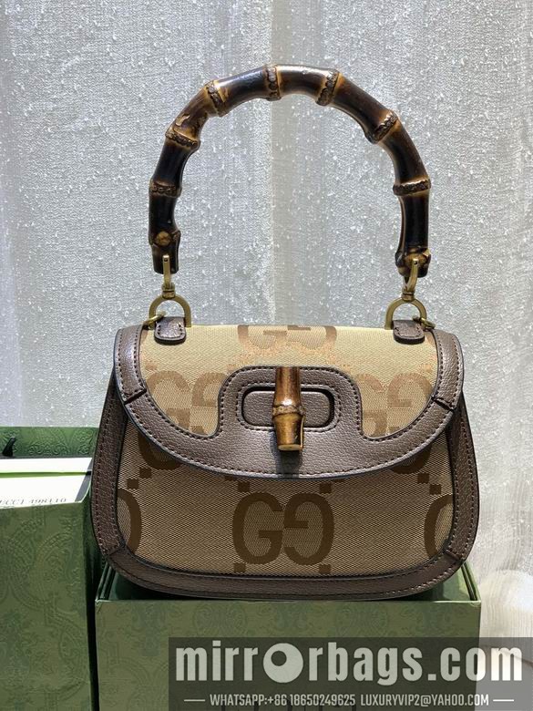 1:1 Replica Gucci Bags WD675797大G杏布 21X15X7