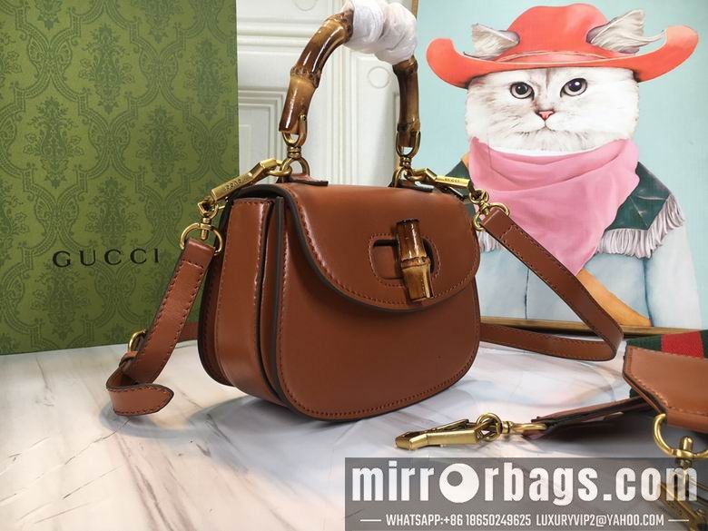 1:1 Replica Gucci Bags Bamboo 686864 17X12X7.5cm DF 2colour
