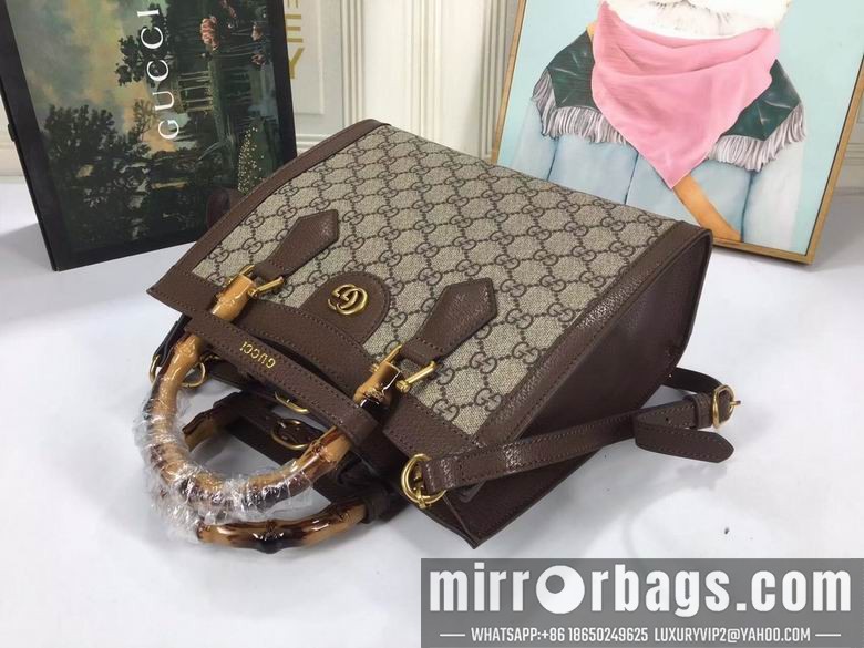 1:1 Replica Gucci Bags WD660195啡色 27X24X11