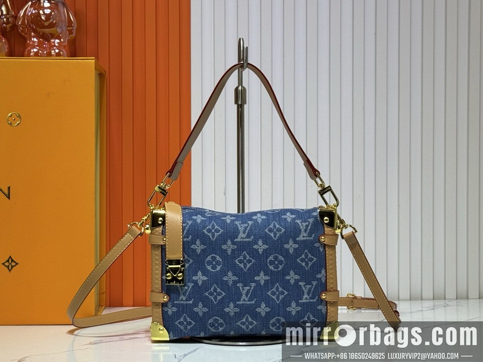 1:1 Replica Louis Vuitton Bags Side trunk M46358 21x14x6cm ss