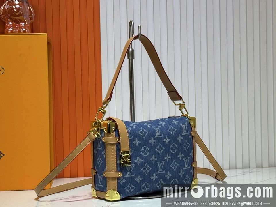 1:1 Replica Louis Vuitton Bags Side trunk M46358 21x14x6cm ss