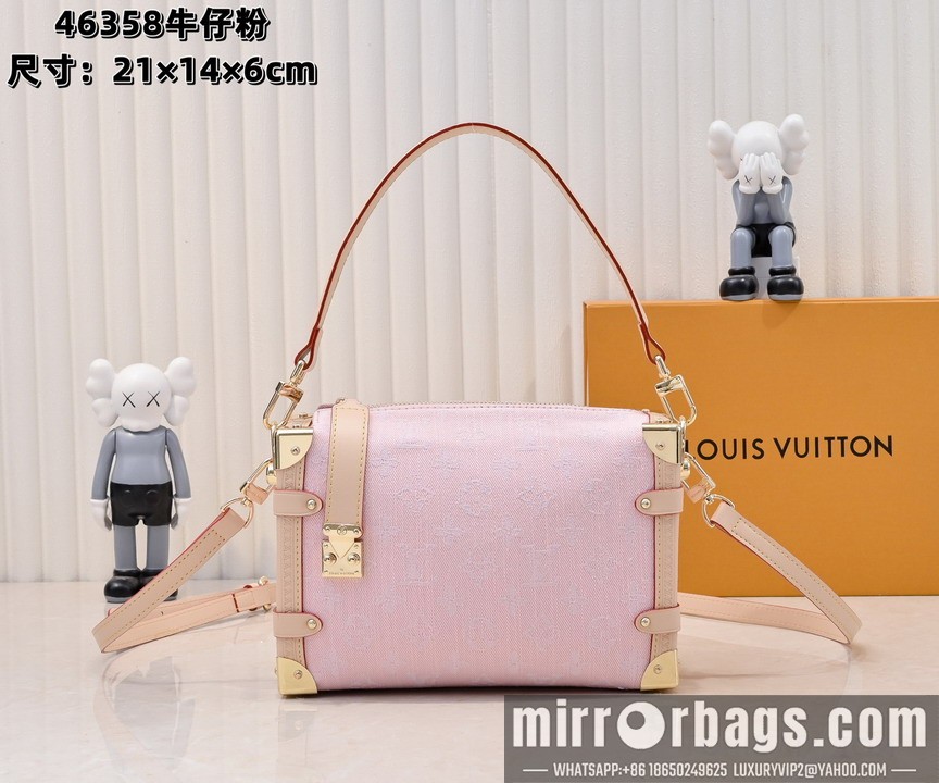1:1 Replica Louis Vuitton Bags Side trunk M46358 21x14x6cm ss6