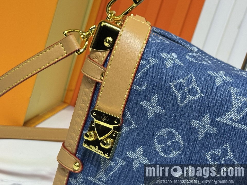 1:1 Replica Louis Vuitton Bags Side trunk M46358 21x14x6cm ss