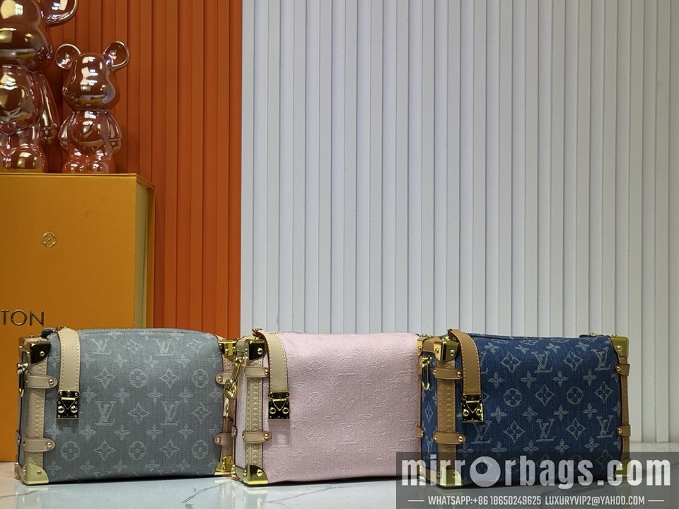 1:1 Replica Louis Vuitton Bags Side trunk M46358 21x14x6cm ss