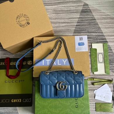 Replica Gucci Bags Marmont 446744 23X13X6cm MP 2colour