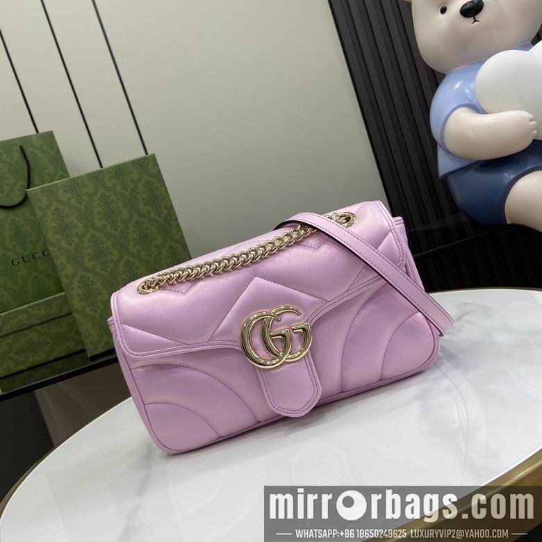 Replica Gucci Bags 443497 15X26X7cm YG 3colour