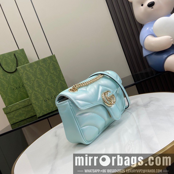 Replica Gucci Bags 443497 15X26X7cm YG 3colour