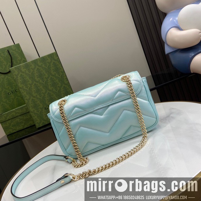 Replica Gucci Bags 443497 15X26X7cm YG 3colour