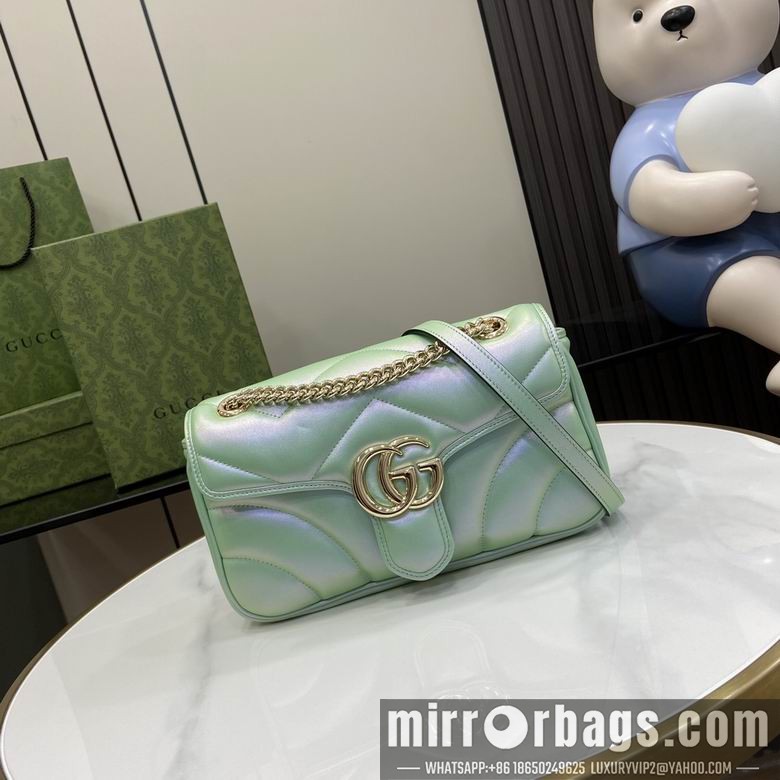 Replica Gucci Bags 443497 15X26X7cm YG 3colour