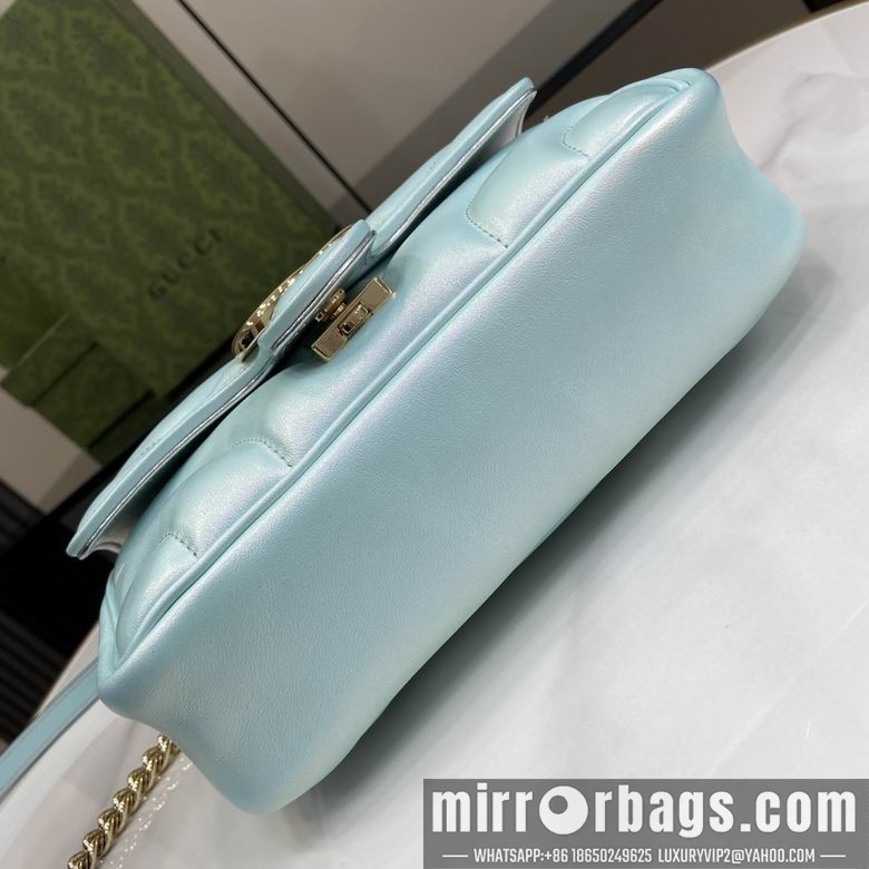 Replica Gucci Bags 446744 14X23X6cm YG 3colour