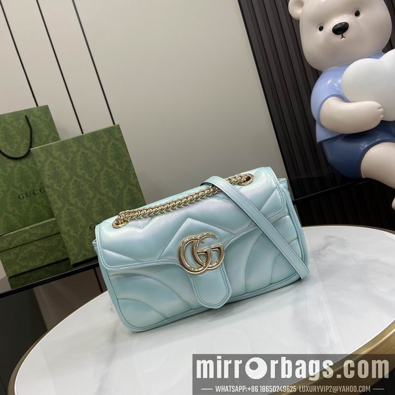 Replica Gucci Bags 443497 15X26X7cm YG 3colour