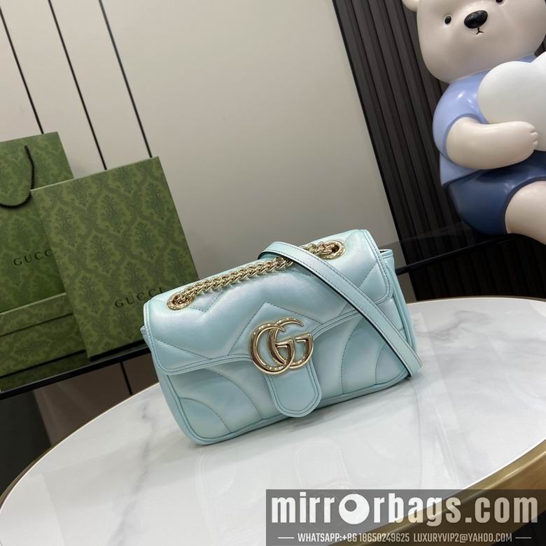 Replica Gucci Bags 446744 14X23X6cm YG 3colour