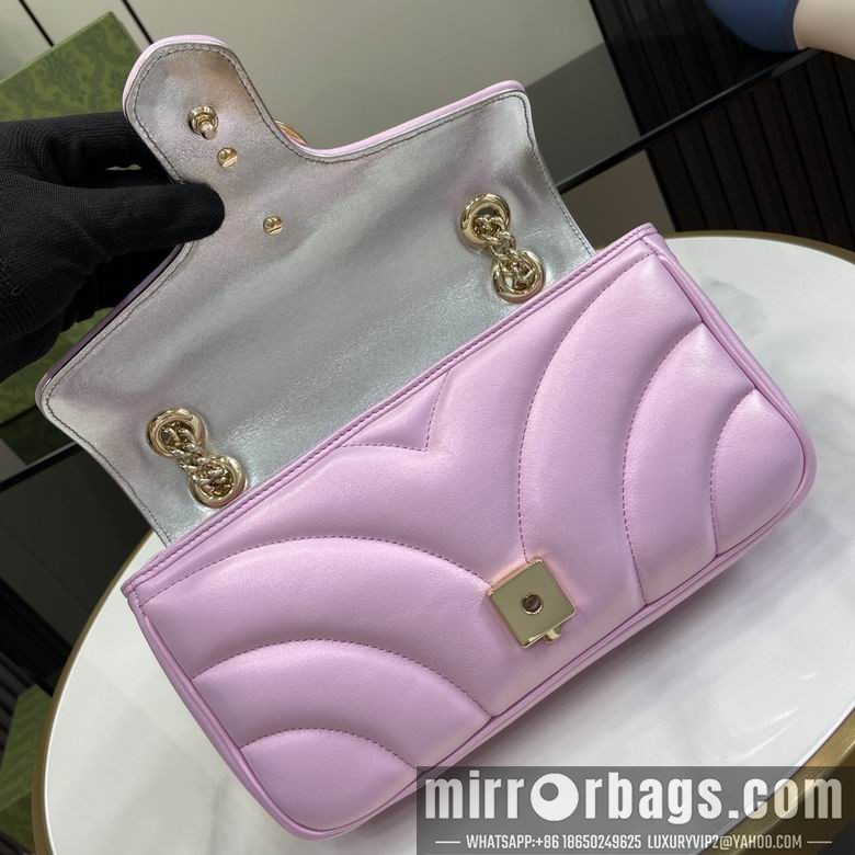 Replica Gucci Bags 443497 15X26X7cm YG 3colour