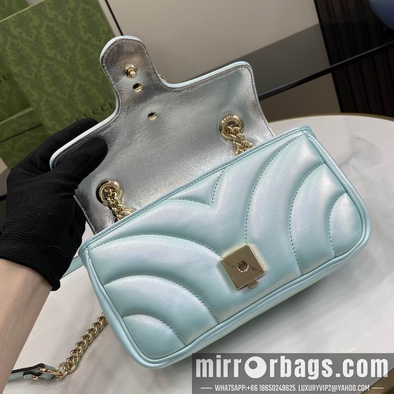 Replica Gucci Bags 446744 14X23X6cm YG 3colour
