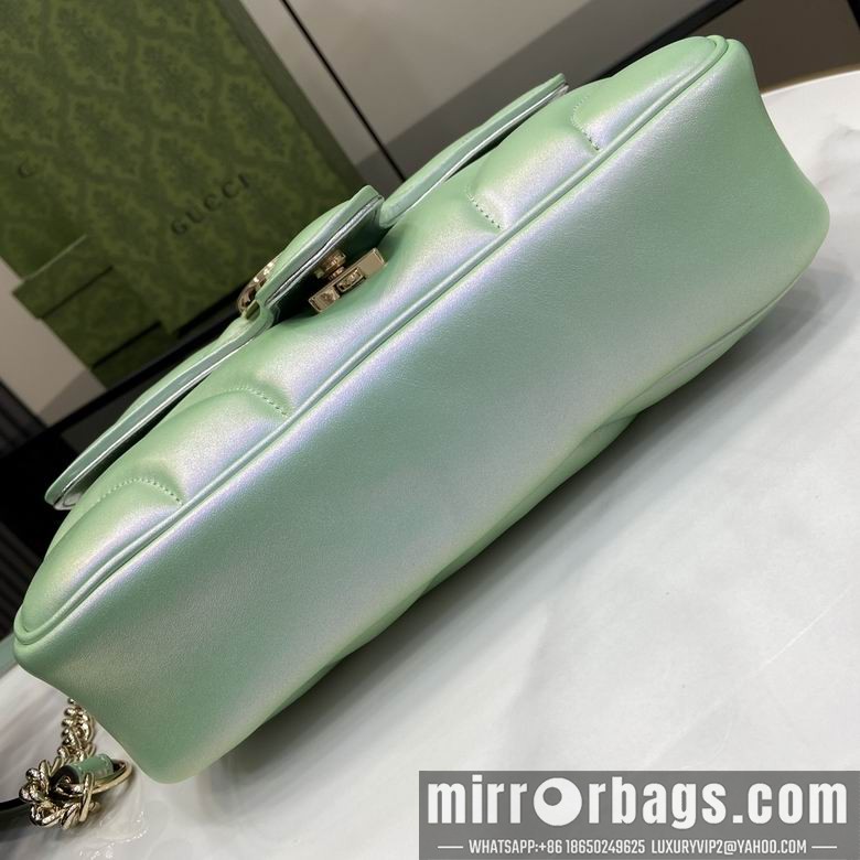 Replica Gucci Bags 443497 15X26X7cm YG 3colour