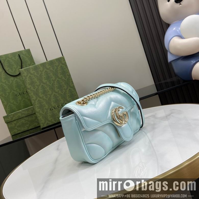 Replica Gucci Bags 446744 14X23X6cm YG 3colour