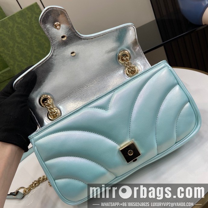 Replica Gucci Bags 443497 15X26X7cm YG 3colour