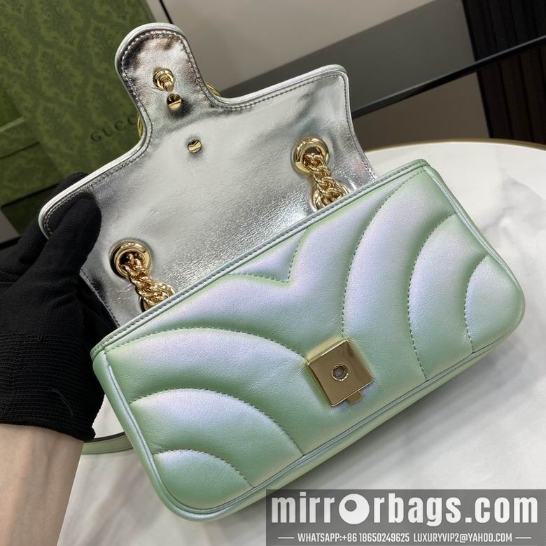 Replica Gucci Bags 446744 14X23X6cm YG 3colour