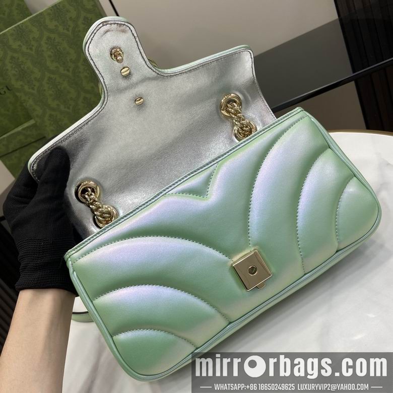 Replica Gucci Bags 443497 15X26X7cm YG 3colour