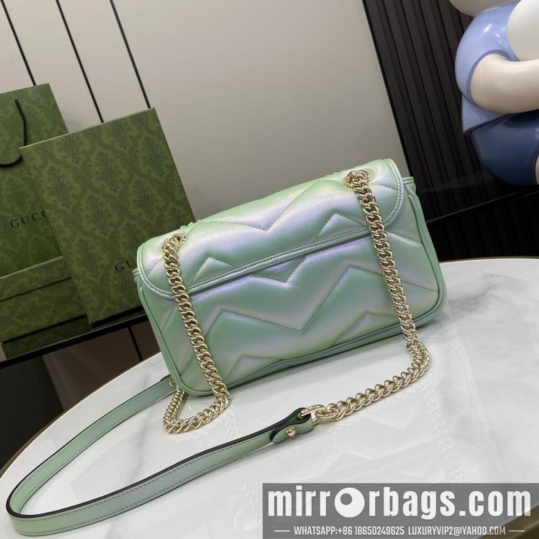 Replica Gucci Bags 443497 15X26X7cm YG 3colour