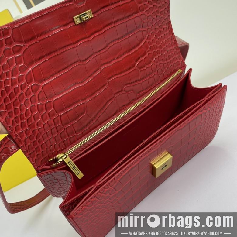 Balenciaga Bags WW69321红 25X12X8