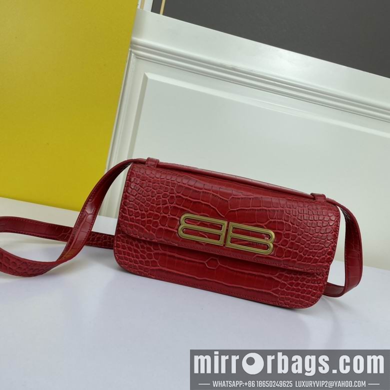 Balenciaga Bags WW69321红 25X12X8